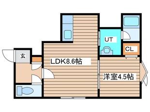 セントニア919Aの物件間取画像